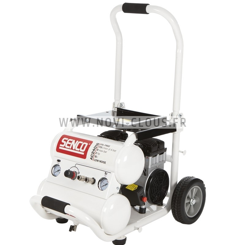 PACK CHARPENTIER DEWALT CLOUEUR DPN75C + COMPRESSEUR DPC16PS + ENROULEUR + 5940 CLOUS