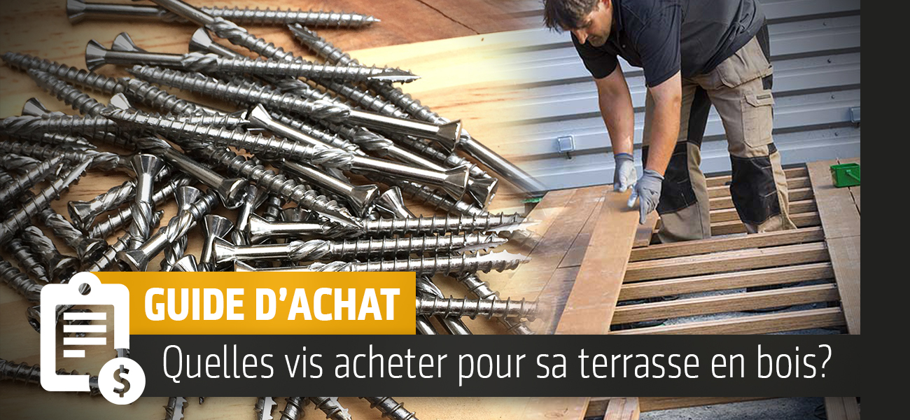 Quelle vis bois acheter pour réaliser sa terrasse en bois ?