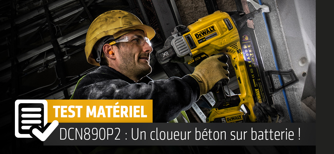 Cloueur béton et acier XR 18V avec coffret - DEWALT DCN890NK-XJ