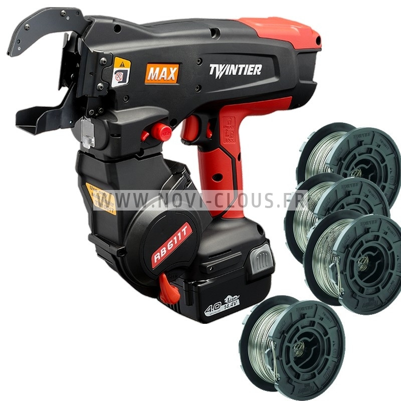 Ligatureuse Max RB397 Avec Batterie Li-Ion 12V, Chargeur Et Bobine Fournis – Occasion, IMAX