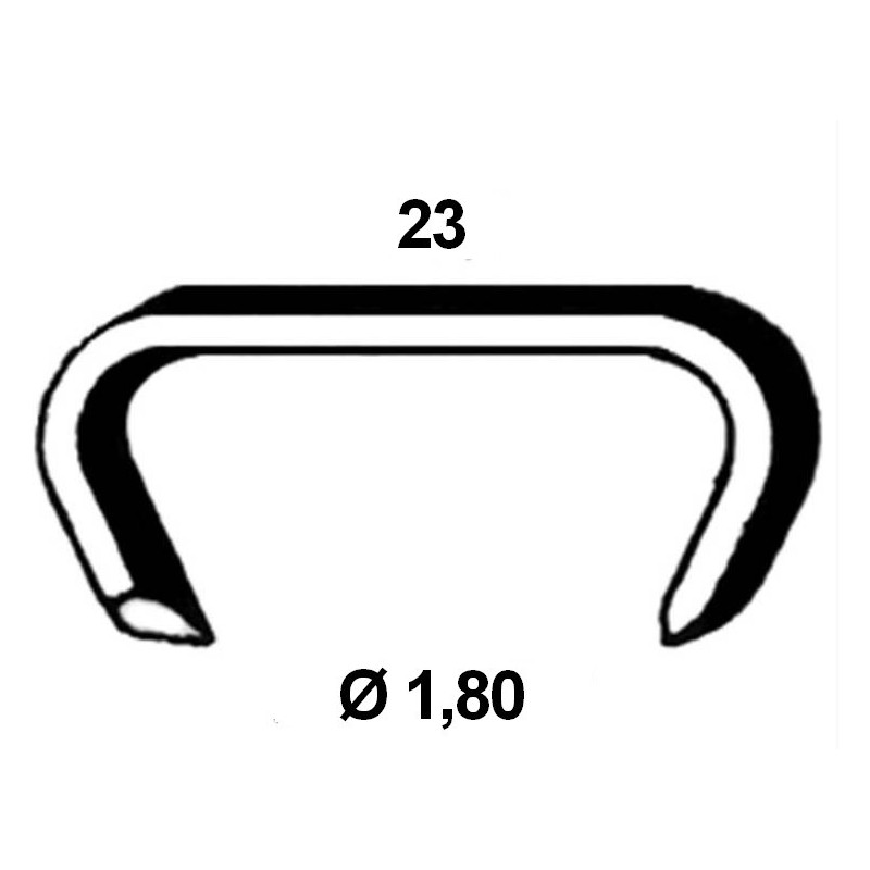 Agrafes HOGRING C23 Inox A2 pour Agrafeuse BCRS-C23