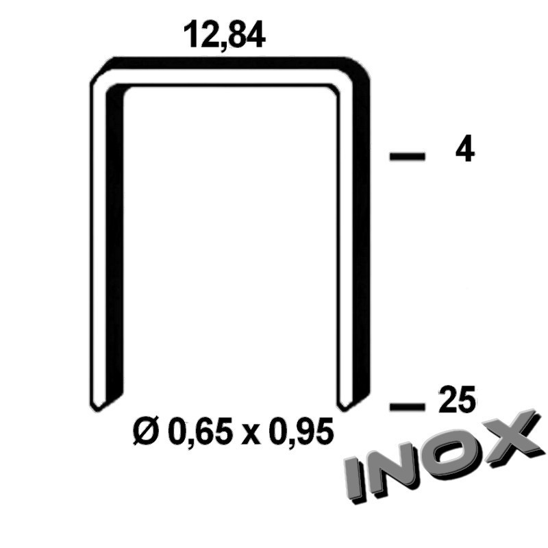 Agrafes 80 - 12mm Inox