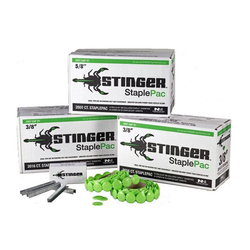 Pack 2000 Agrafes + 2000 Pastilles pour STINGER GSC8116