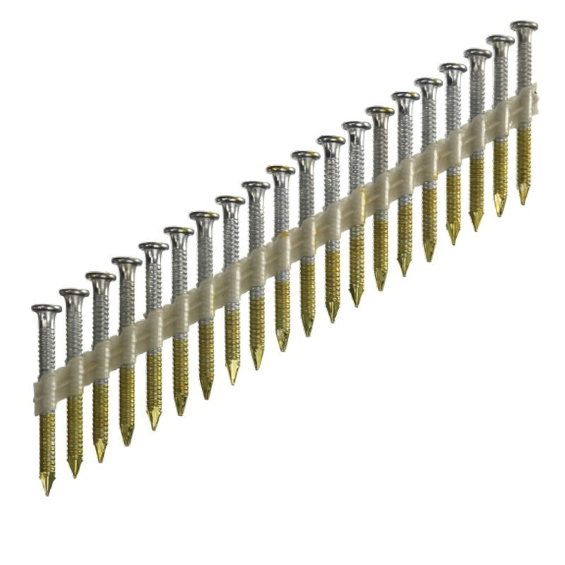 Pointes 4,00x50mm Galva en bande plastique 20° sabot d'ancrage