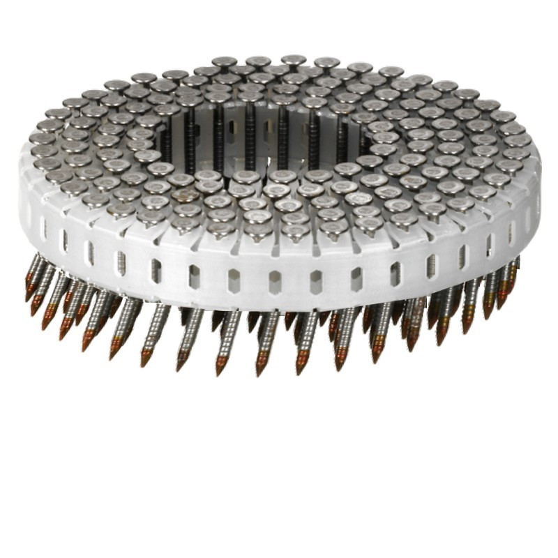 Pointes rouleau plat 16° 1.8x19 liaison plastique pour cloueur couvreur MAX CN238