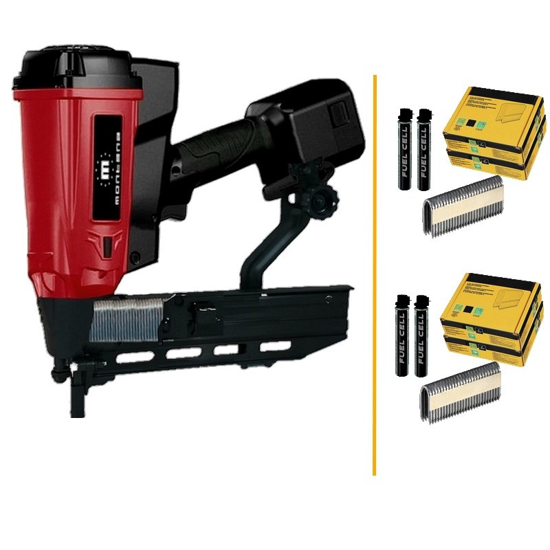 KIT COMPLET CLOUEUR CRAMPILLON A GAZ GF3140 + 4200 Agrafes crampillons