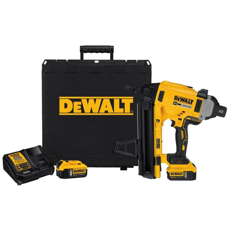 DEWALT DCN890P2 CLOUEUR Béton et acier sur batterie 18V 5.0Ah avec 3 060 pointes 55 mm