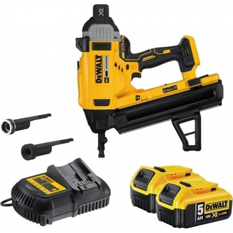 Pistolet à clous DeWALT DCN660P2-GB XR sans fil et sans balai - 18 V -  Li-Ion