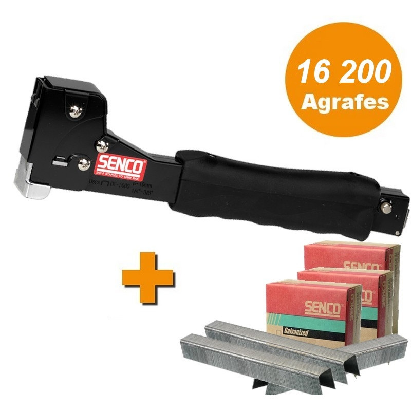 SENCO Marteau agrafeur SHT-F + 16 200 agrafes