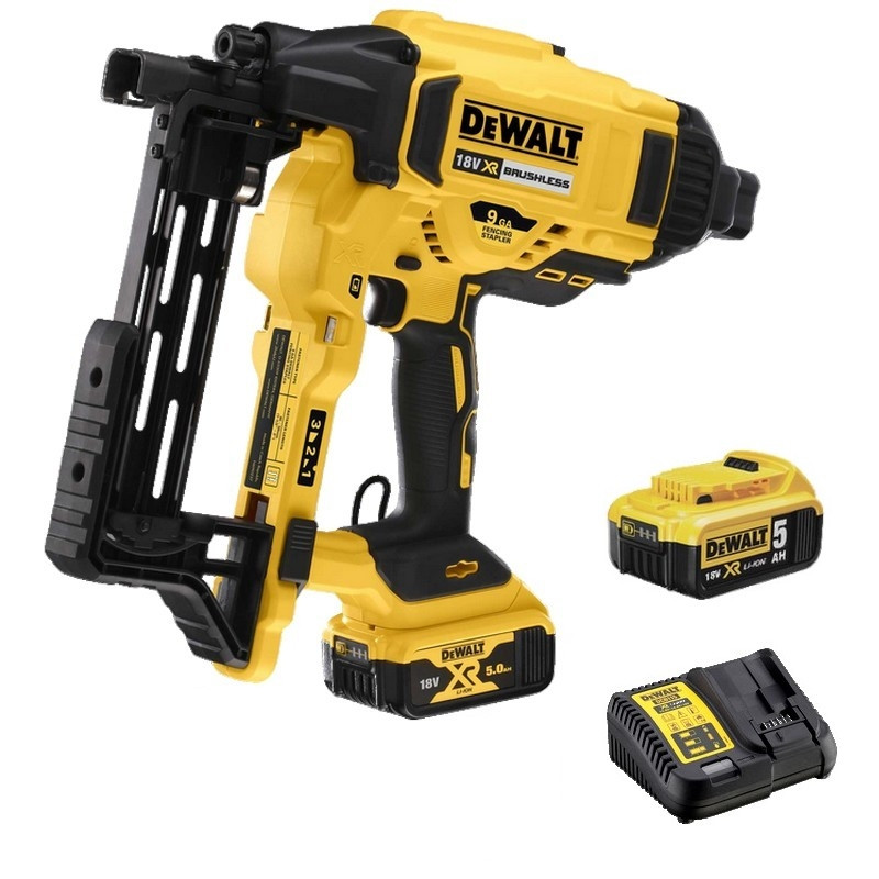 DEWALT AGRAFEUSE CRAMPILLON SUR BATTERIE DCFS950P2 18V 5 Ah