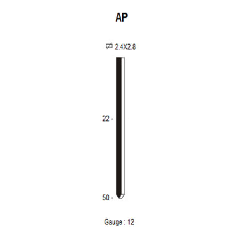 Chevilles Aluminium (AP) - 38mm