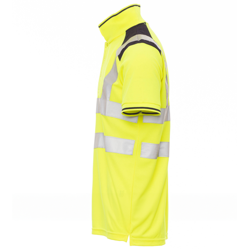 Polo manches courtes haute visibilité | Vert ou Bleu Marine