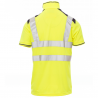 Polo manches courtes haute visibilité | Vert ou Bleu Marine
