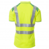 Polo manches courtes haute visibilité | Vert ou Bleu Marine