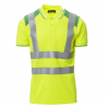 Polo manches courtes haute visibilité | Vert ou Bleu Marine